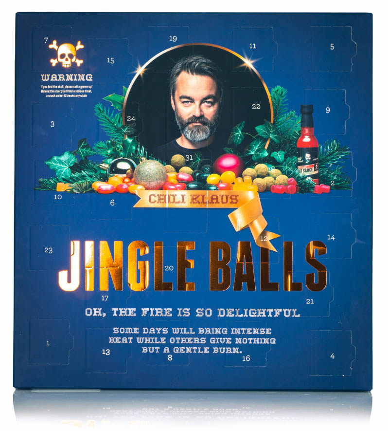 Julkalender Chilipraliner Chili Klaus (Adventskalender 2021